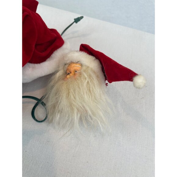 Vintage Santa Claus Shelf Sitter Christmas Decoration FOR PARTS OR REPAIR H - Picture 3 of 8
